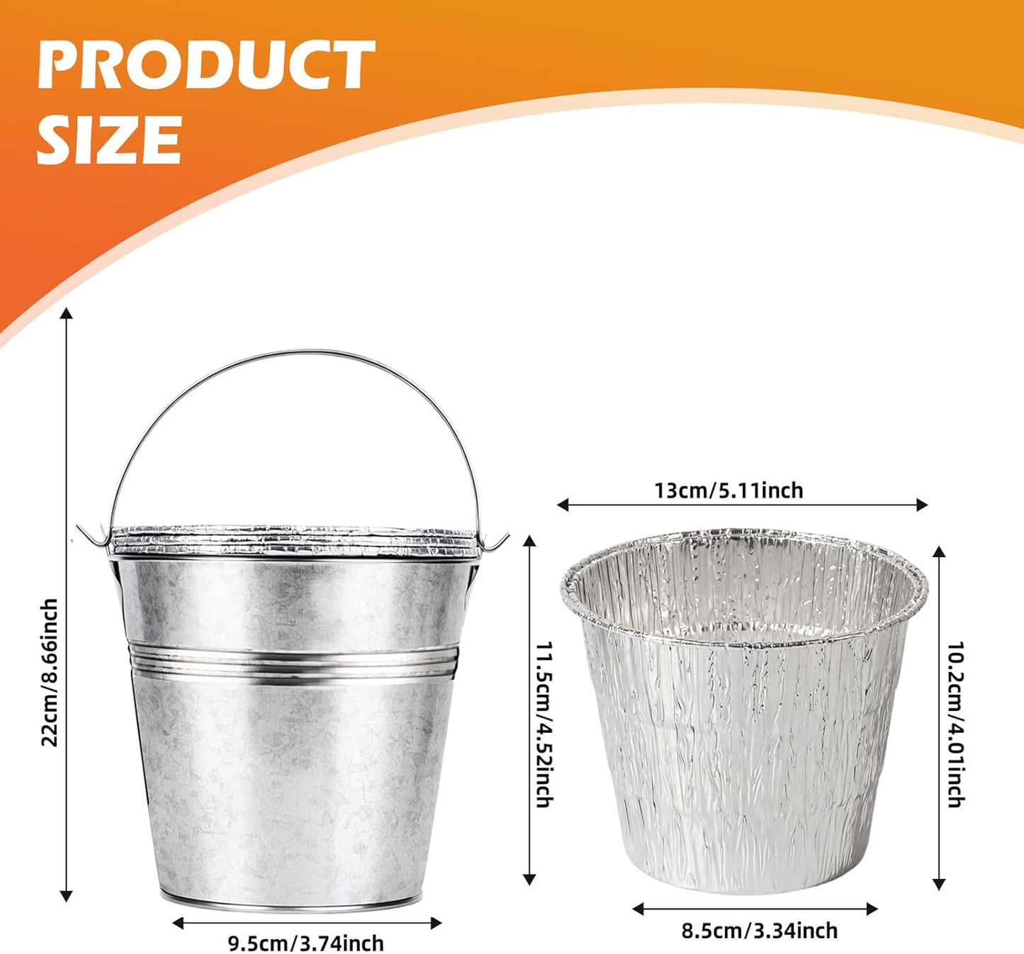 30-Pack Grease Liner and 1 Pack Black Bucket, Grill Drip Cups Compatible for Traeger Pro Series 575/780, 22/34 Series, Grill Accessories and Drip Tray Liner