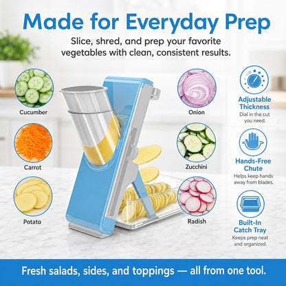 Mandoline Slicer for Kitch,Bigger Size,Adjustable Vegetable Slicer