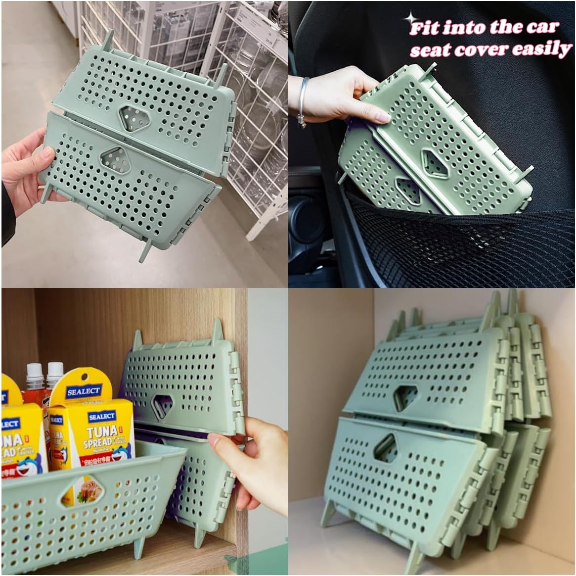 Small Collapsible Kitchen Colander and Strainer (1pcs) | Foldable Space-Saving
