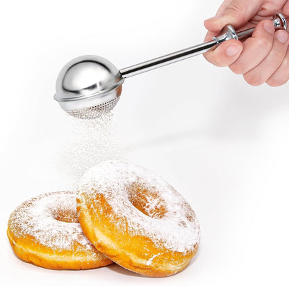 Flour Baking Sifter, Flour Sieve Bakers Dusting Wand