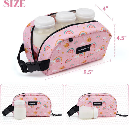 Cerbonny Freezable Cooler Bag for Work/School Travel - Mini Insulated Bag Fit For Yogurt