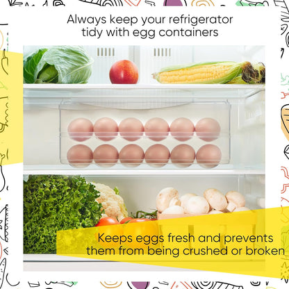Deviled Egg Carrier with Syringe Stackable Stackable Clear Holder with Lid for Refrigerator Portable 48 Eggs Dispenser Storage Containers Tray(Without Handle)