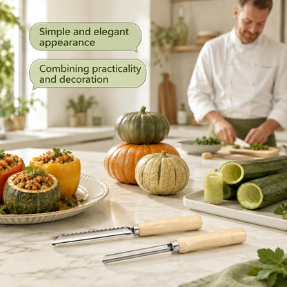 3 Pcs Vegetable Corer Tool, Apple Core Remover, Pepper Corer Remover Tool