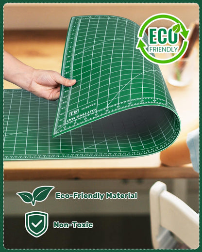 Self Healing Cutting Mat, 17" x 23", Double-Sided Rotary Cutting Mat for Sewing, Quilting, Scrapbooking & Craft, Large Craft Cutting Board for Hobby Use(A2)