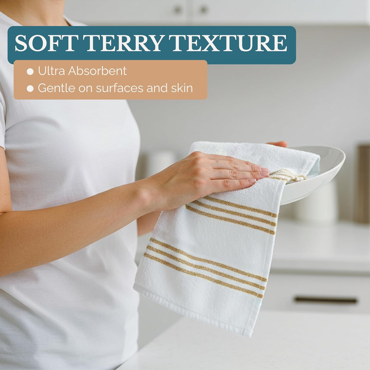 Casa Platino Potholders for Kitchens, 8-Piece – 500°F Heat Resistant Oven Mitts and Pot Holders, Mini Oven Mitt with Silicone Grip, 2 Kitchen Towels & 2 Dish Cloths – Durable & Non-Slip – Canyon Rose