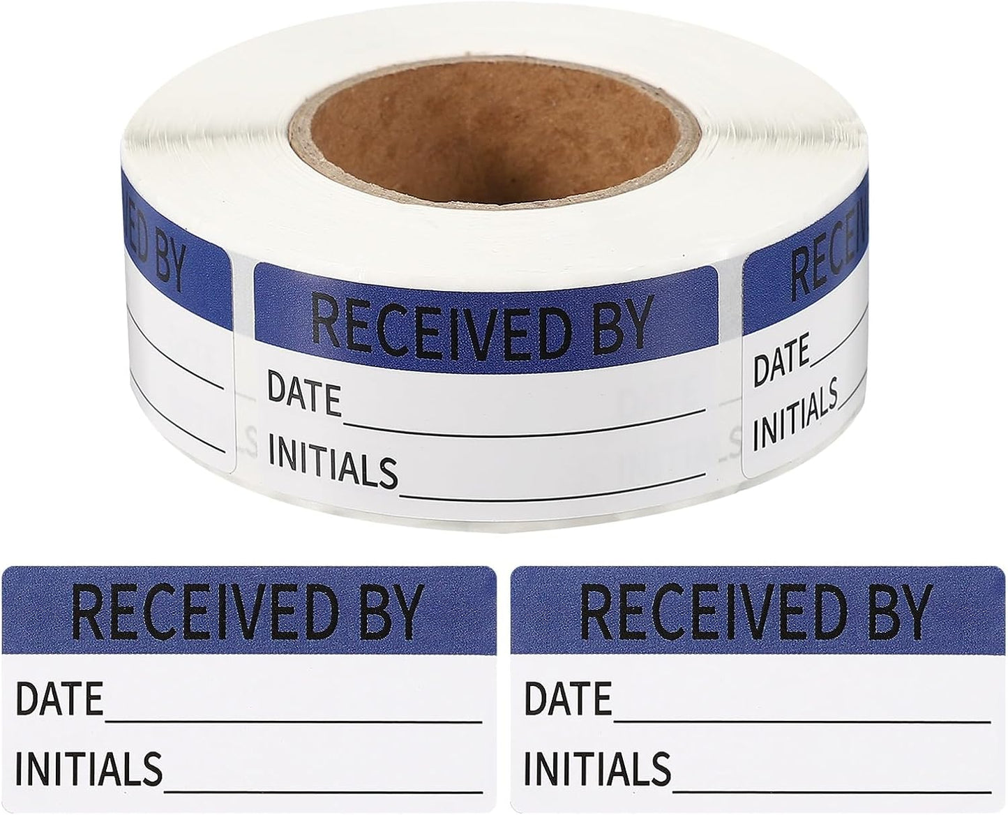 PATIKIL 500 Pcs Expired Date Label Stickers Roll, 2 x 1 Inch Removable Inventory Labels Adhesive Food Sticker Roll for Marking Organizing Inventory and Food Container, White and Black
