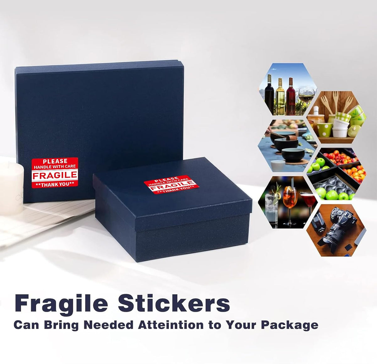Removable Label Stickers for Organizing -320PCS 3 x 2 inch Waterproof Handwrite Blank Labels, School, Home, Business for Plastic Bins, Folders, Freeze Food (White)
