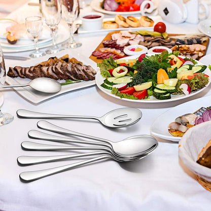 AOOSY Serving Utensils, Stainless Steel Silverware Serving Set