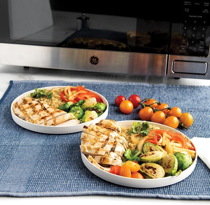 Nordic Ware Divided Meal Tray with Lid, White, Microwave Safe Polypropylene