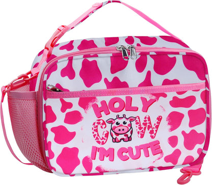 RLGPBON Kids Lunch Bag,Insulated Lunch Box for Girls,Lunch Bag Toddler Teen,School Daycare Cute Travel bags