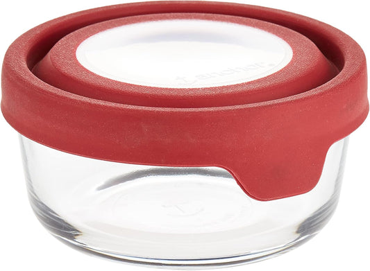 Anchor Hocking TrueSeal 10-piece Glass Food Storage Containers with Airtight Lids, Mineral Blue