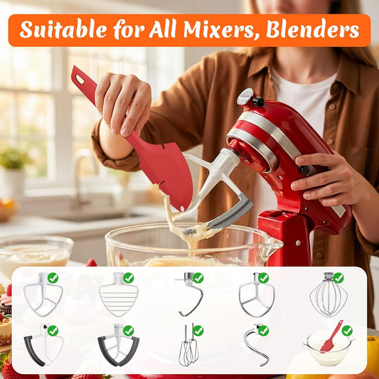 Silicone Bowl Scraper Spatula for KitchenAid Mixers