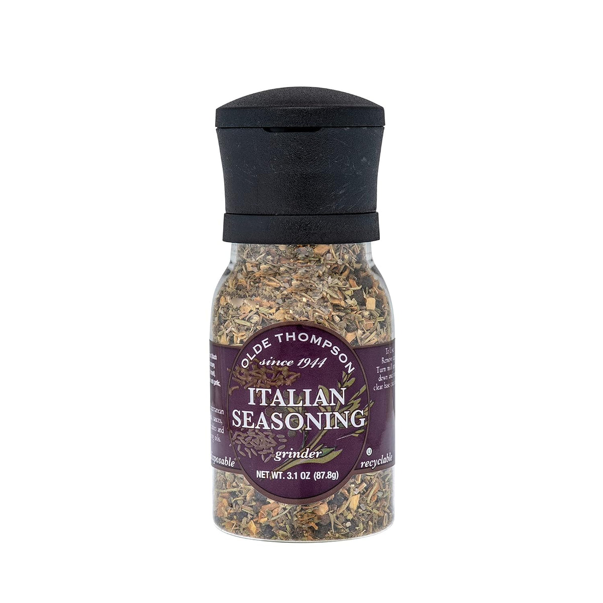 Olde Thompson Himalayan Pink Salt Grinder, 10 Ounce