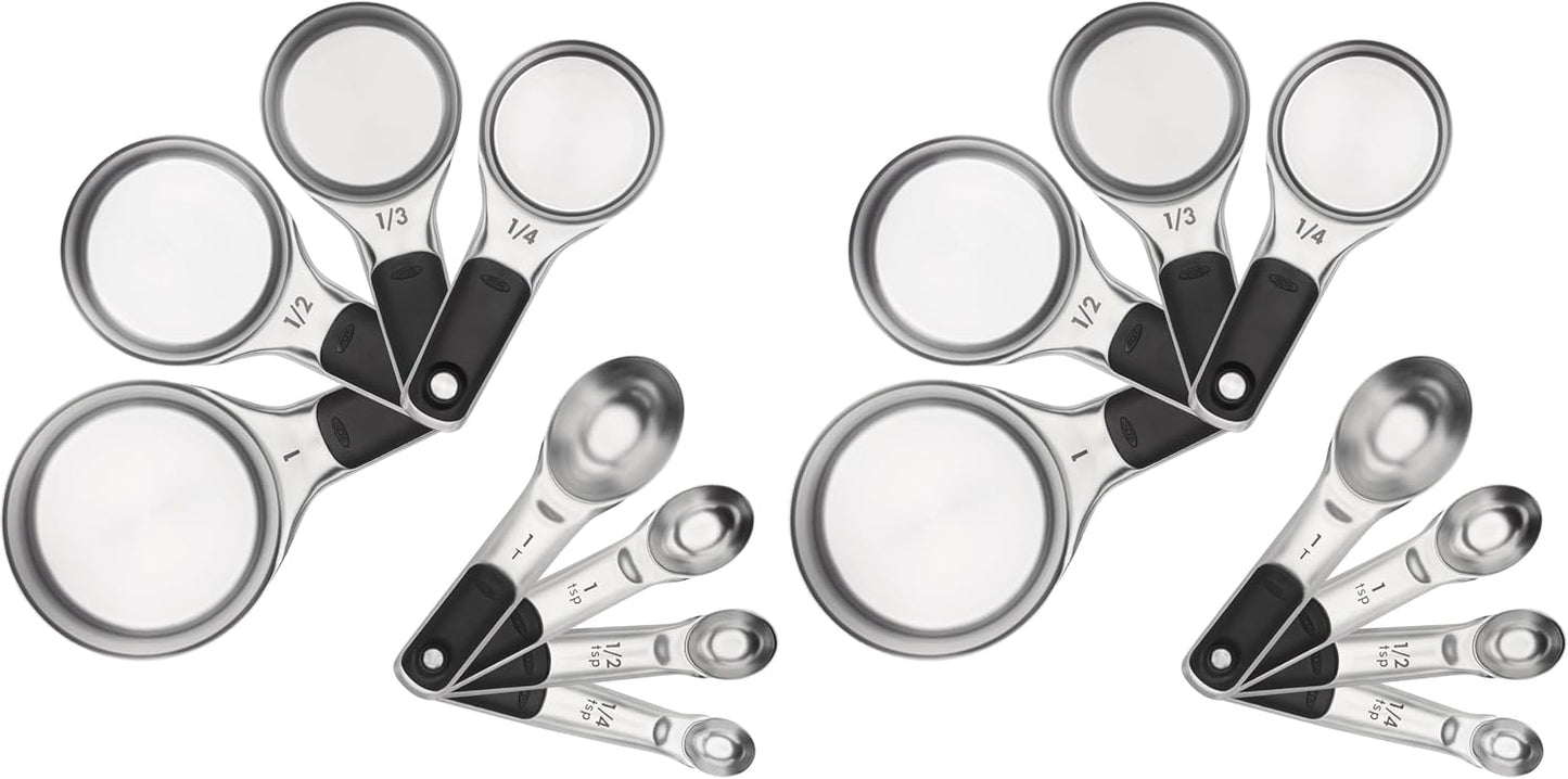 OXO Good Grips 4 Piece Stainless Steel Measuring Cups with Magnetic Snaps