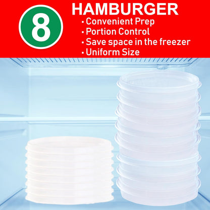 Hamburger Containers Are A Kitchen Essential, A Must-Have For Hamburger Lovers: Organize Your Kitchen Space, Simplify Meal Prep, Optimize Freezer Storage, Enable Portion Control, Preserve Flavor