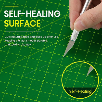 Self Healing Cutting Mat A0, 36 x 48 in 5-Layer Double-Sided Rotary Sewing Mat, Large Craft Cutting Board Suitable for Fabric Cutting, Sewing, Crafts, and Quilting