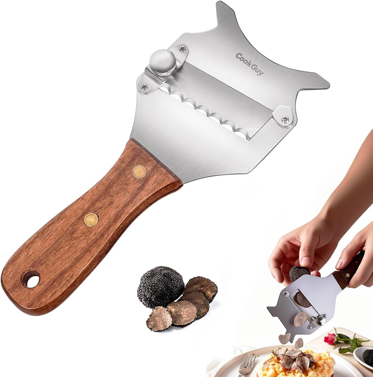 Cook Guy Truffle Shaver/Slicer, Truffle Knife Adjustable