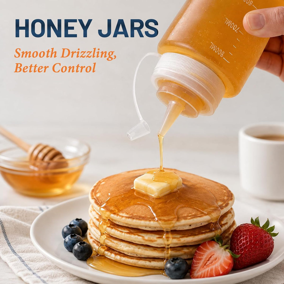 8oz Squeeze Bottles, Sauce Bottles, Squirt Bottle, Salad Dressing Bottle