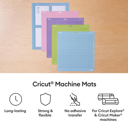 Cricut LightGrip Cutting Mat Pack (12in x 12in)