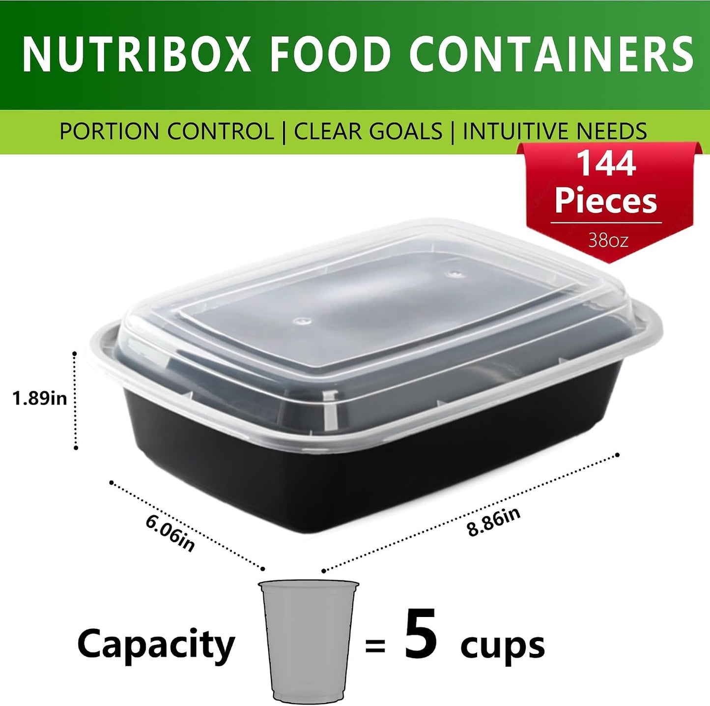 28oz Meal Prep Containers Bulk 48 Set with Forks and Lids - To Go Food Containers 1 Compartment Snack Container Reusable Food Storage Containers, Freezer Safe and Leakproof Plastic Lunch Take Out Box