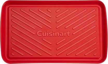 Cuisinart CPK-210 Grilling Prep and Serve Trays, Black and Red Large 18” x 14.5”