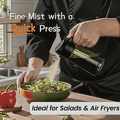 Olive Oil Sprayer for Cooking, 220ml Glass Oil Dispenser