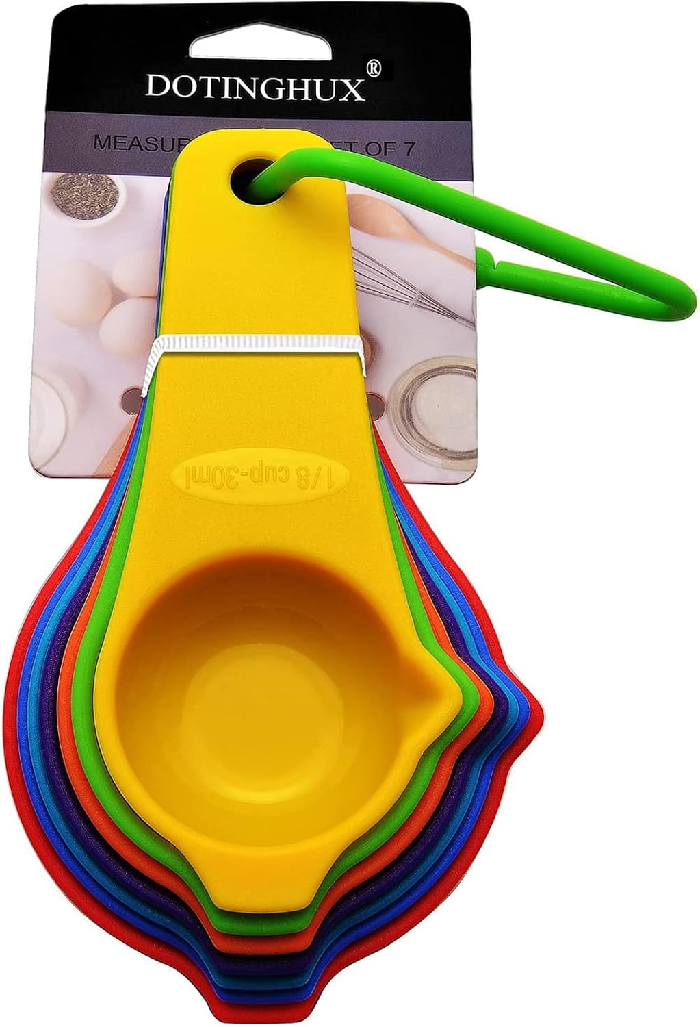 Plastic Measuring Spoons,Assorted Colors