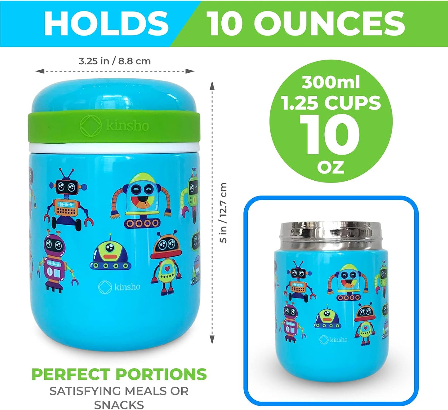 Bento Box with Stainless Steel Thermo, Insulated Lunch Bag, Ice Pack Set for Kids - 5 Compartments, Lunches or Snack Container for Girls, Toddlers Daycare Pre-School, Kindergarten Purple Unicorn