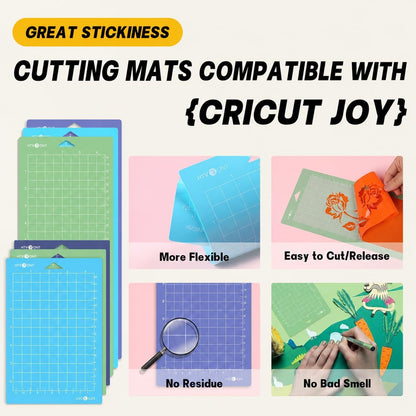 HTVRONT Cutting Mats 12x12, Compatible with Cricut Maker/Explore