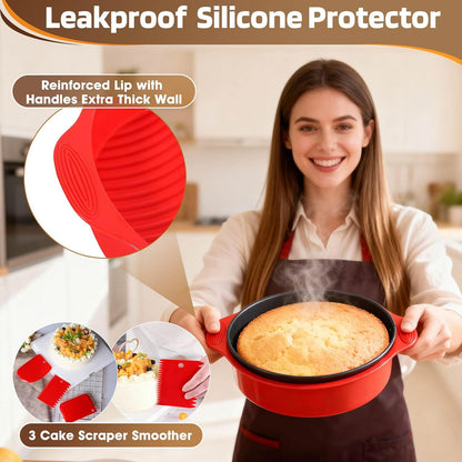 9 Inch Nonstick Springform Pan Cheesecake Pan with Removable Bottom