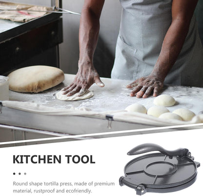 YARNOW Tortilla Press 6.49 inch Aluminum Alloy Dough Press Machine for Flour Tortillas Empanadas Pie Shells Dumplings and Flatbreads Kitchen Tool for Home Cooking