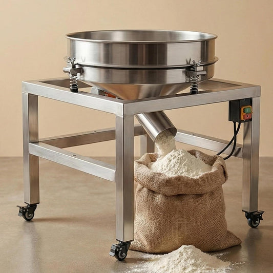 Sidasu 19.6“Automatic Vibrating Sifter Machine,40/100 Mesh, 110V