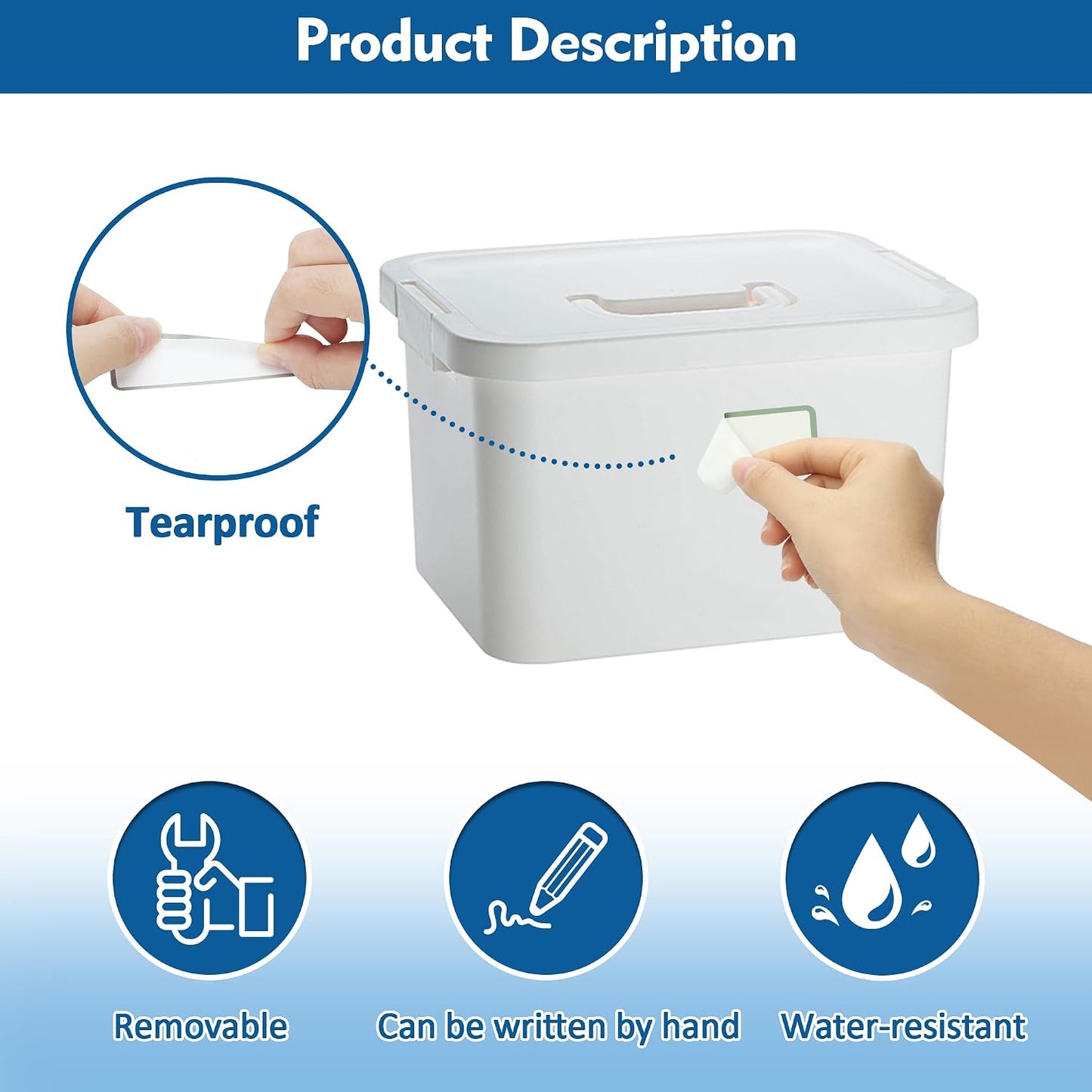 500 Pcs 1×3 Inch Removable Freezer Labels, Waterproof, Oil & Tear Resistant, No Residue Writable Stickers for Food Containers, Jars, Pantry and Meal Prep (Boho-Date)