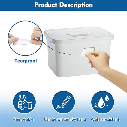 500 Pcs 1×3 Inch Removable Freezer Labels, Waterproof, Oil & Tear Resistant, No Residue Writable Stickers for Food Containers, Jars, Pantry and Meal Prep (Boho-Date)