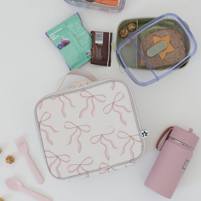 Tiny Twinkle Insulated Lunch Box for Girls and Boys | Durable and Reusable for School & Travel | Ages 3 and Up | Waterproof and Easy to Clean | PFAs and BPA Free（Boho Rainbow）