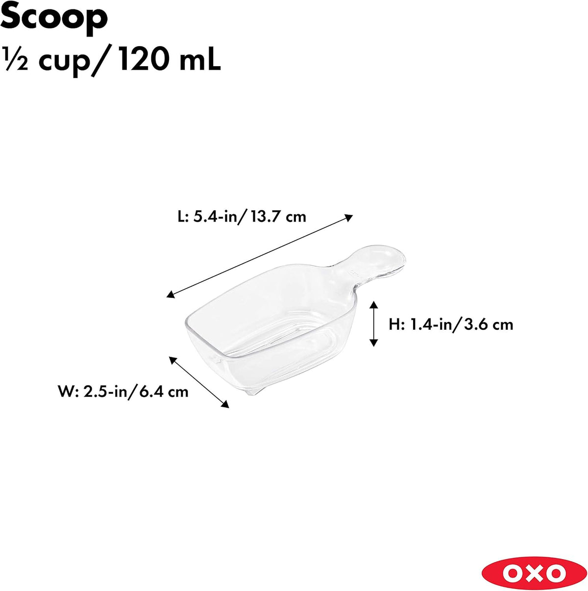 OXO Good Grips POP Container 1/2 Cup Scoop