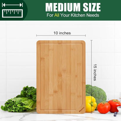 Homaxy Extra Large Bamboo Cutting Boards for Kitchen, 18x12.5" Wood XL Cutting Board with Juice Groove, Butcher Block Wooden Chopping Board for Kitchen, Meat, Cheese, Fruit & Vegetables - Pre Oiled
