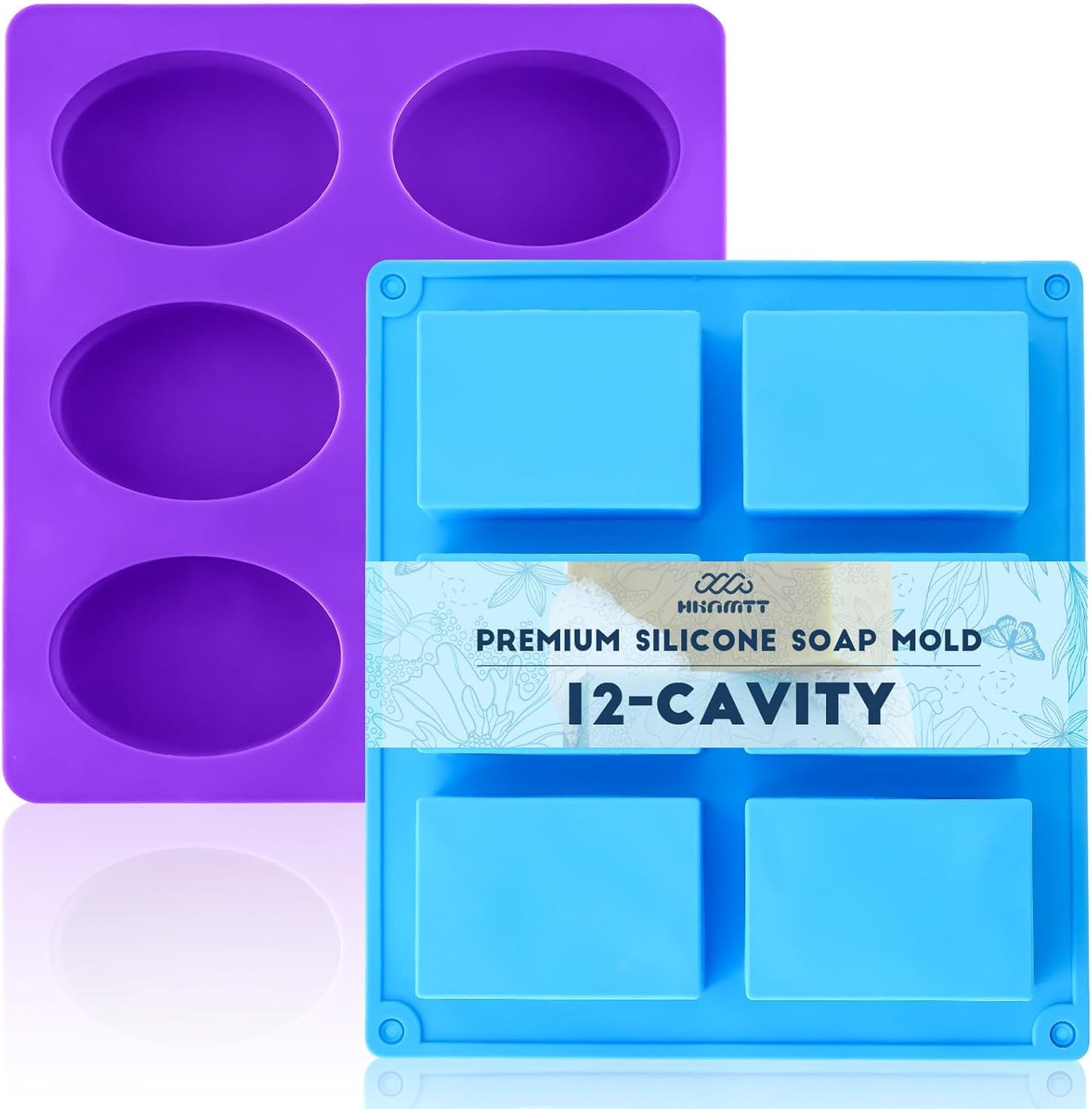 HKNMTT Silicone Muffin Pan for Baking, Cupcake Egg bites Brownie Mold 12 Cup Regular Size, Oven Safe BPA Free kitchen Appliances