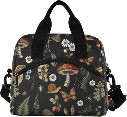 Colorful Leopard Insulated Lunch Bag Rainbow Animals Skin Print Reusable Cooler Lunch Tote Box with Shoulder Strap for Work Picnic School Beach