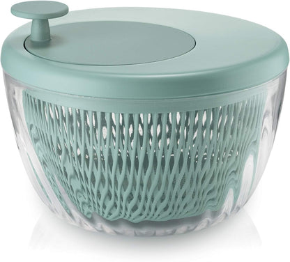 Guzzini Twist & Dry Salad Spinner, Blue 170900134