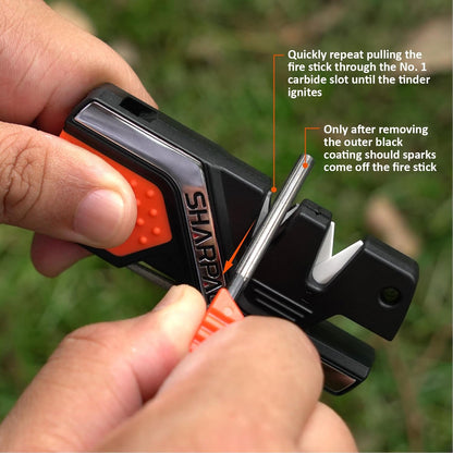 SHARPAL 101N 6-in-1 Pocket Knife Sharpener & Survival Tool