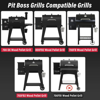 Upgraded Grill Table for Weber Kettle 22"/18"/26", Master Touch 22", Smokey Mountain, Recteq Pellet Grill RT-B380, Prep Station with Cutting Board, Basin, 4 Hooks, Shelf for Weber Kettle Accessories