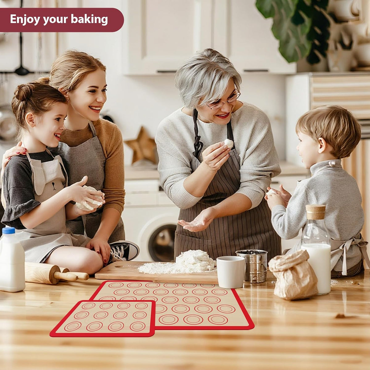 Silicone Baking Mat, Nonstick & Reusable
