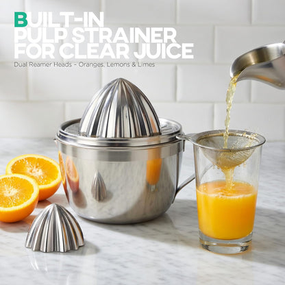 Homestia Citrus Orange Juicer Lemon Lime Fruit Hand Squeezer Kitchen Tool