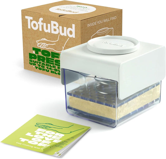 TofuBud Tofu Press, Dishwasher Safe | Firm, Even Tofu in 15 to 20 Min