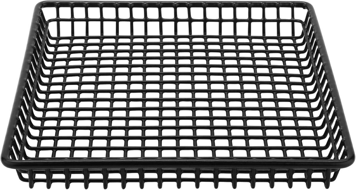 G.E.T. WB-315-MG Heavy Duty Iron Wire Utility Storage Basket/Bin with Handles, 11" x 8" x 8"