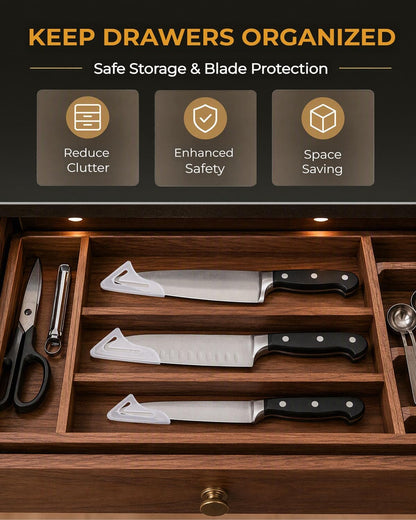 Kichvoe 25 Pack Knife Tip Protector, Plastic Safety Cover for Chef Knives