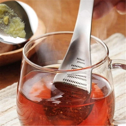 Stainless Steel Kitchen Practical Spoon Shape Fruit Mixer Ginger Grater Wasabi Garlic Grinding Tools Cheese Grater