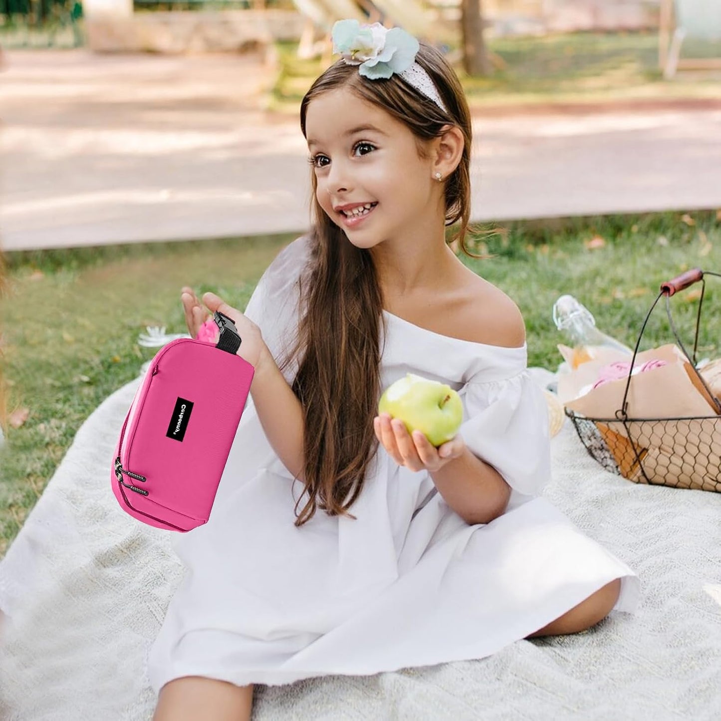 Cerbonny Freezable Cooler Bag for Work/School Travel - Mini Insulated Bag Fit For Yogurt