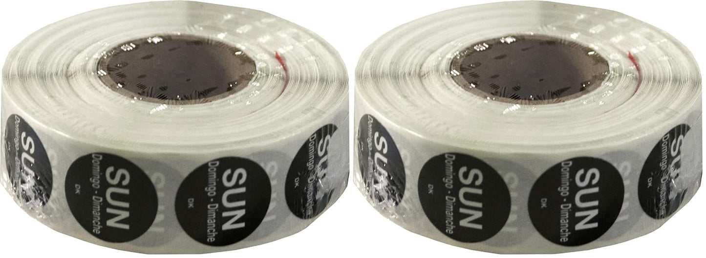 DayMark Safety Systems-IT1143926 Day of the Week 3/4" Circle Permanent Label, SAT (Roll of 1,000)